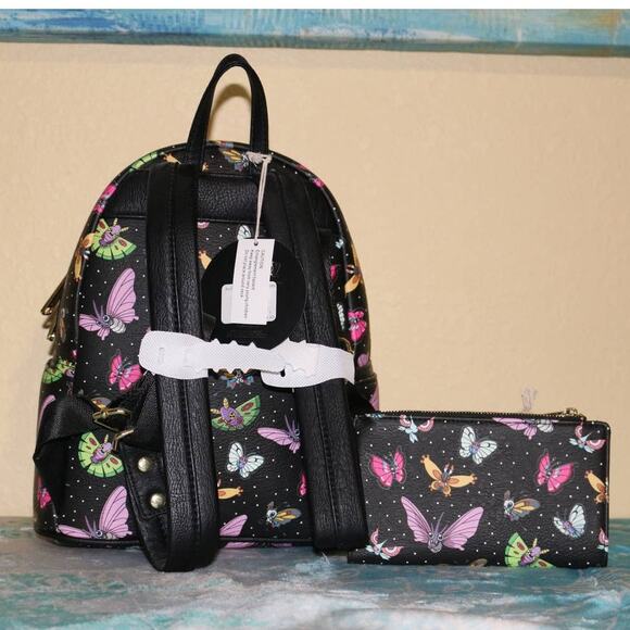 Loungefly Bug Flying Type Pokemon Backpack Set - Picture 2 of 2